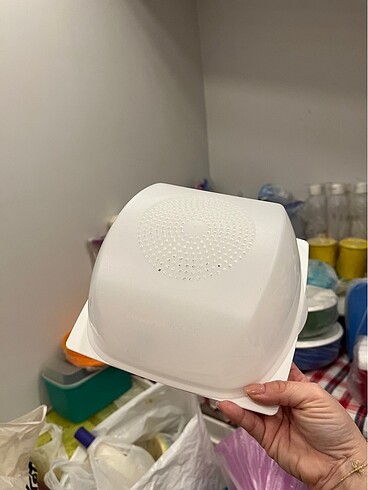 Beden beyaz Renk Tupperware Peynir Saklama Kabı