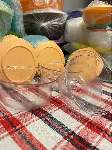 Beden Tupperware Kristal Serisi 3 Adet 450 ml