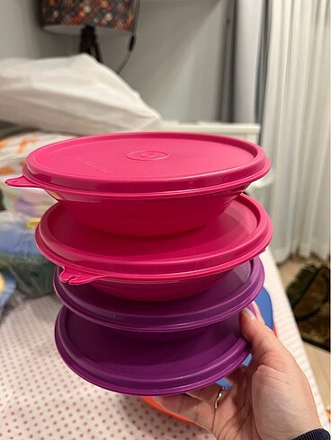 Tupperware Saklama Kapları 4 Adet