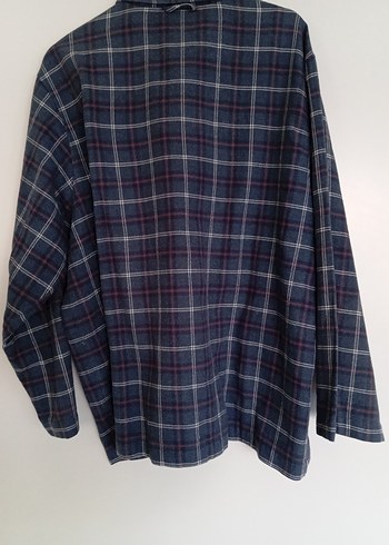 Gri Rahat Kesim Uzun Kollu Kadın Gömlek - Görsel 4