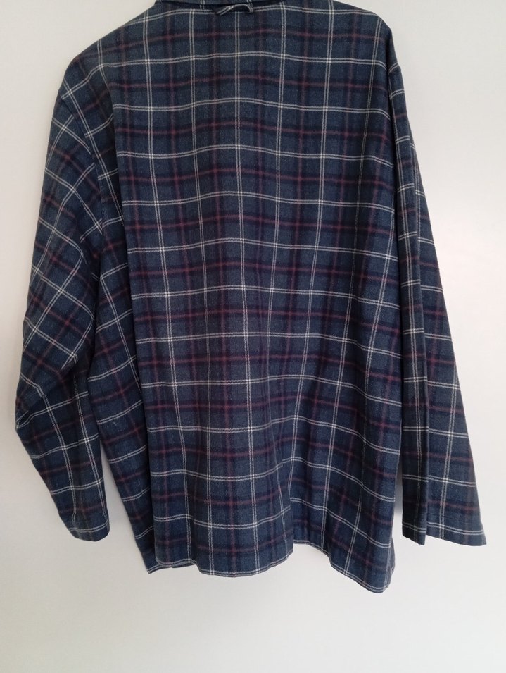 Gri Rahat Kesim Uzun Kollu Kadın Gömlek - Görsel 4