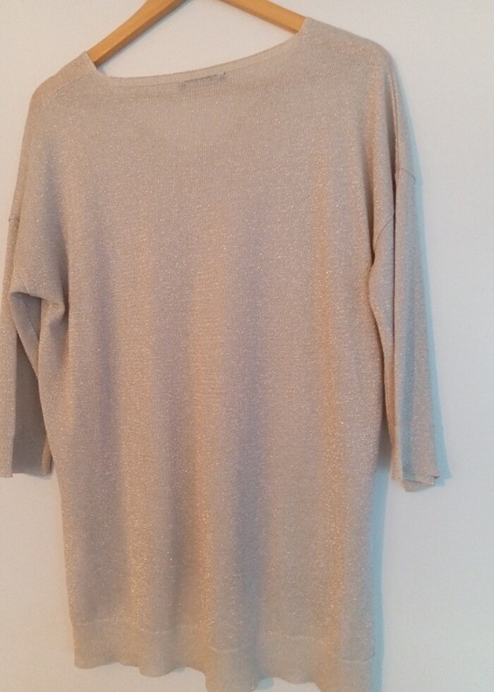 Sarı simli bluz - Görsel 2