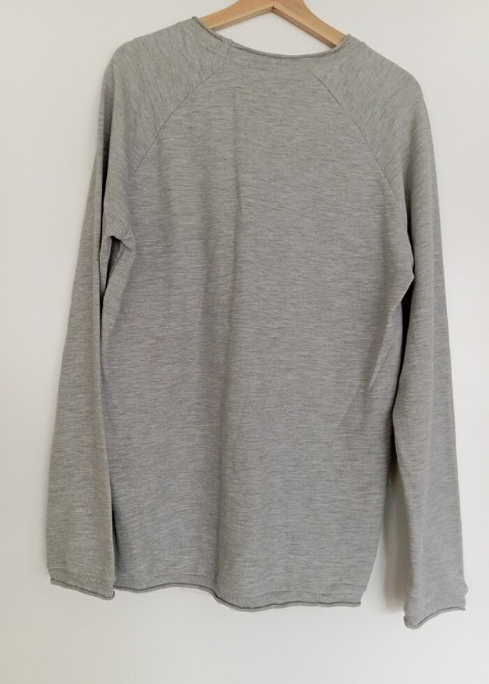 Gri renk sweatshirt - Görsel 2