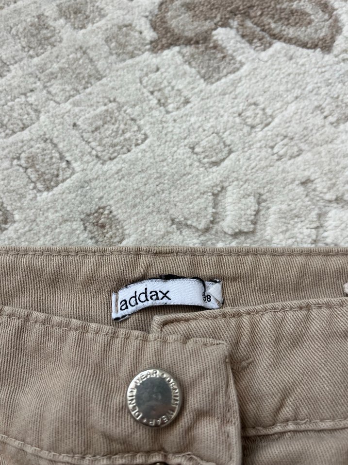 Bej Bol Kesim Kadın Pantolon kargo pantolon - Görsel 3