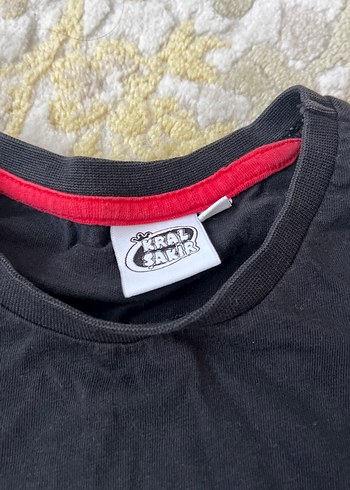 Erkek Siyah Baskılı Kısa Kollu Tişört - Görsel 2