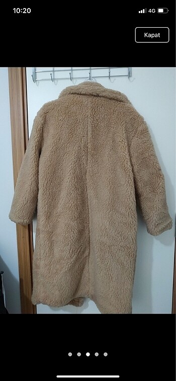 m Beden camel Renk Peluş kaban