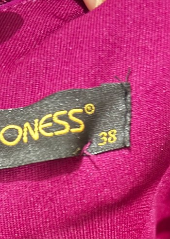 Fuşya Parlak balık Uzun Kadın abiye - Görsel 3