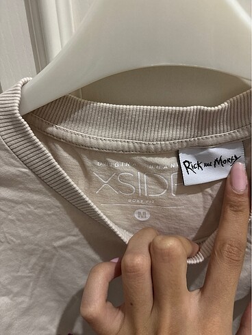m Beden Unisex bej tişört