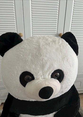 Büyük Siyah Beyaz Panda Peluş Oyuncak - Görsel 2