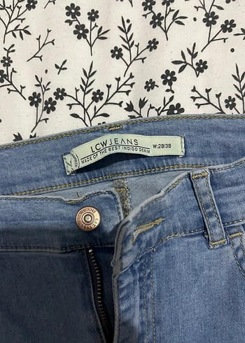 Kadın Gri Normal Boy Bol Kesim Denim Pantolon - Görsel 2