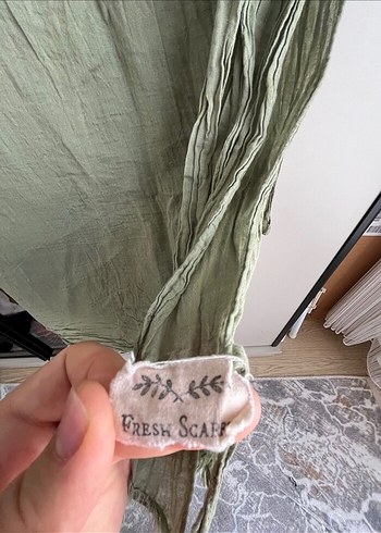 Kadın Keten Bohem Şal - Görsel 2