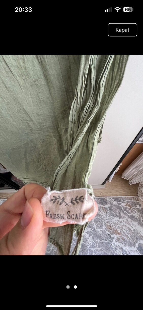 Kadın Keten Bohem Şal - Görsel 2