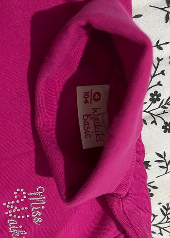 Kız Çocuk Uzun Kollu Balıkçı Yaka Sweatshirt - Görsel 2