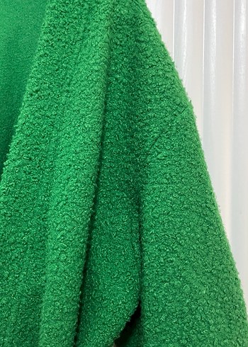 Uzun Yeşil Kadın Salaş Bornoz - Görsel 3