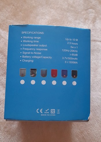 T&G TG518 Mavi Taşınabilir Bluetooth Hoparlör - Görsel 2