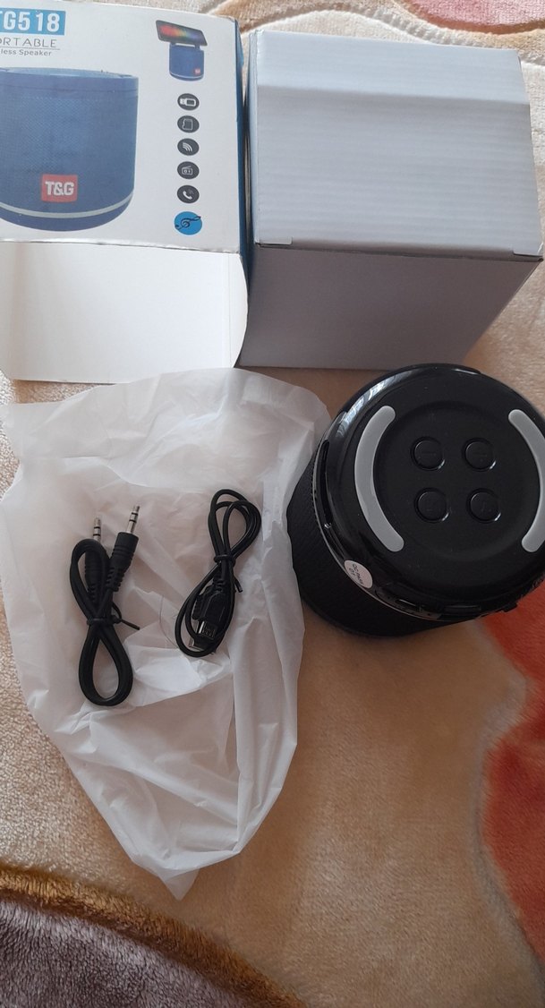 T&G TG518 Mavi Taşınabilir Bluetooth Hoparlör - Görsel 3