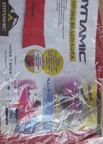 Dynamic Renkli Baskılı Kamp Plaj yatağı - Görsel 2