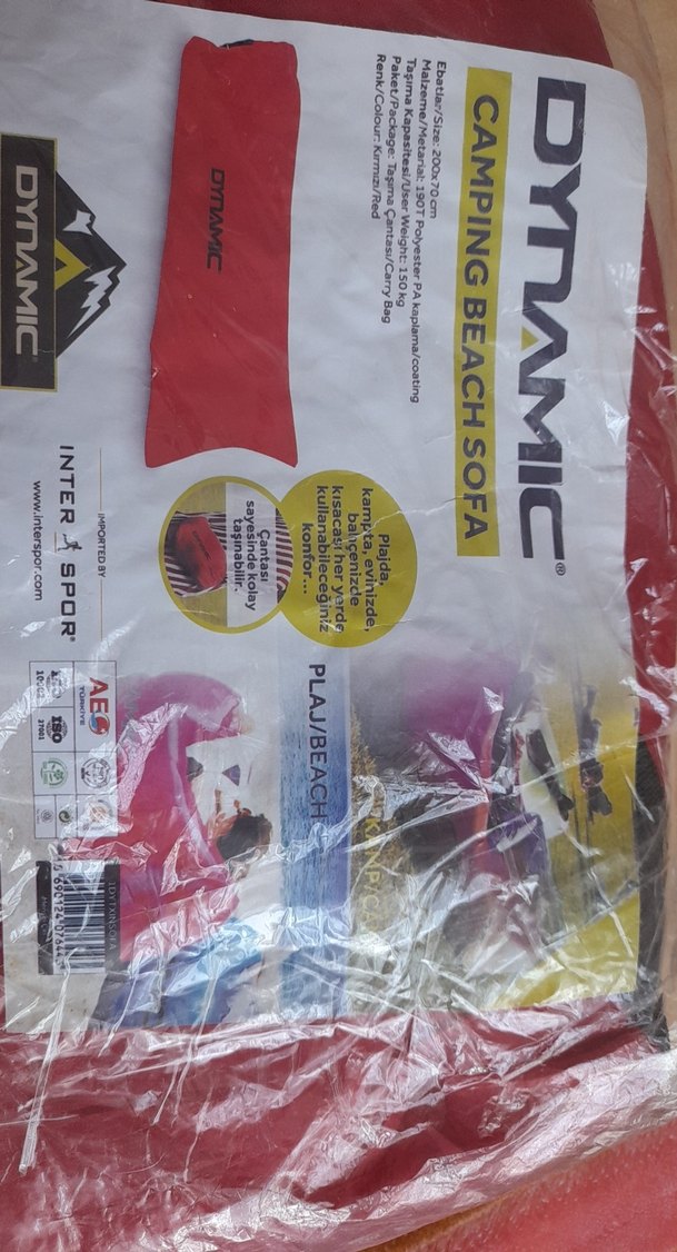 Dynamic Renkli Baskılı Kamp Plaj yatağı - Görsel 2