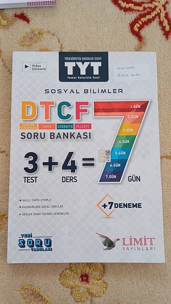 Limit tyt sosyal soru bankası + 7 deneme