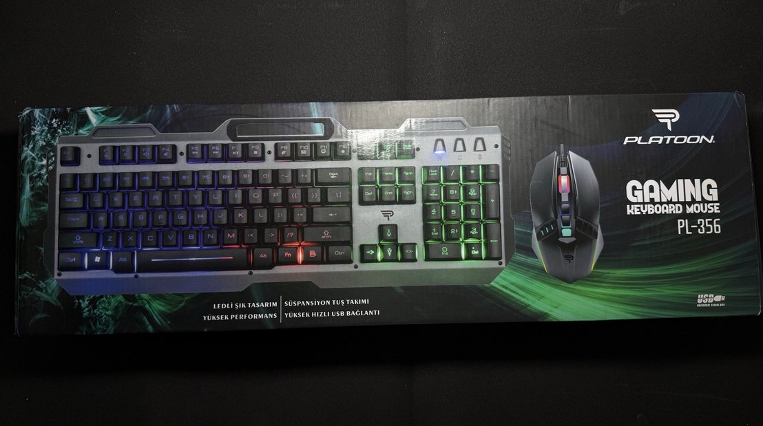 Çok Renkli RGB Işıklı Oyuncu Klavyesi - Görsel 2