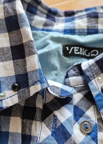 Taşlı Kısa Kollu Gömlek - Görsel 2