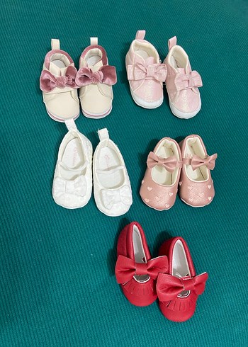Kız Bebek Fiyonklu İlk Adım Ayakkabısı