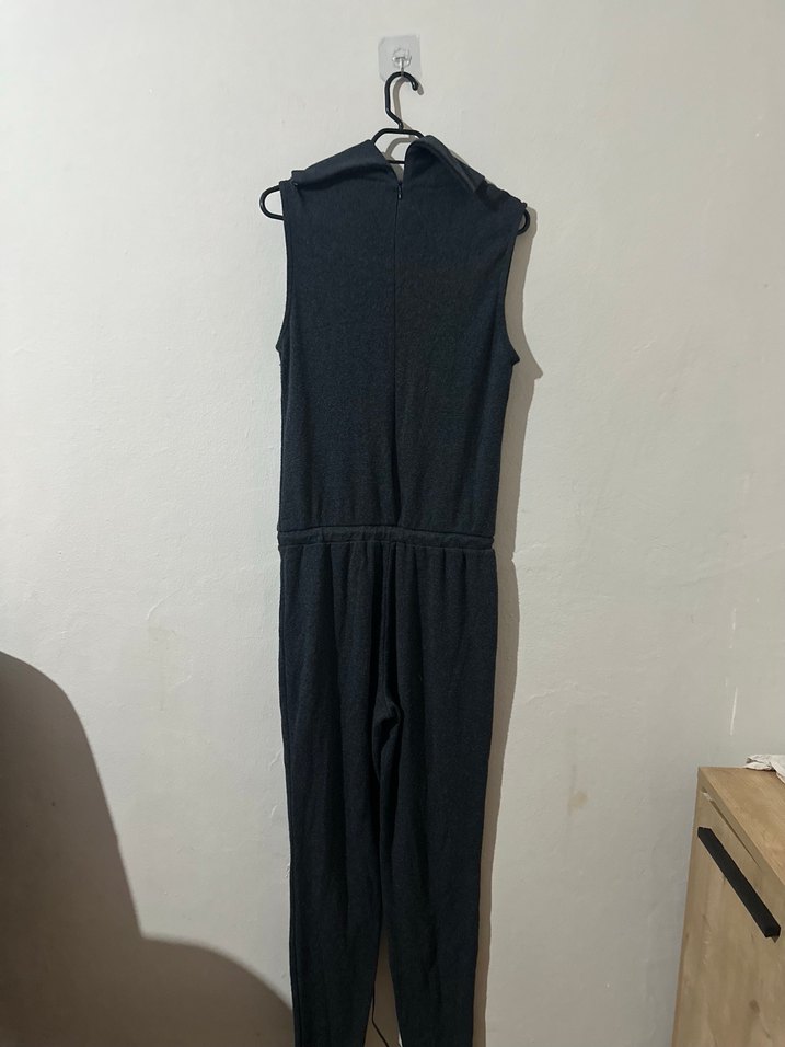 Kadın Gri Kolsuz  Tulum - Görsel 3