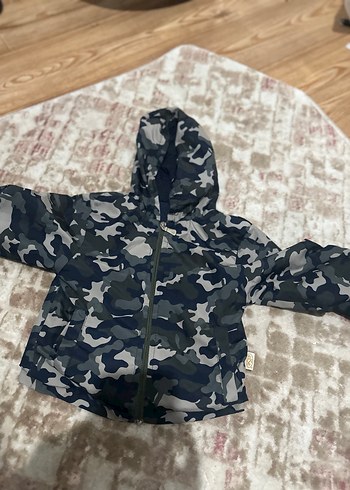 Kapüşonlu Kamuflaj Desenli Erkek Çocuk Ceketi - Görsel 2