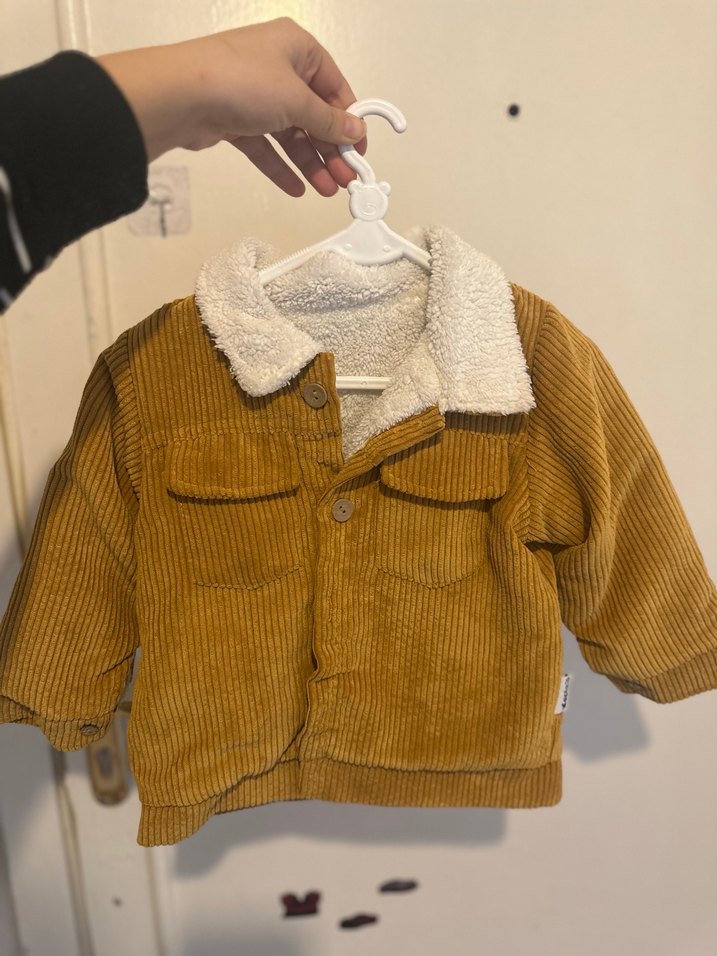 Düğmeli  Erkek Çocuk mont - Görsel 5
