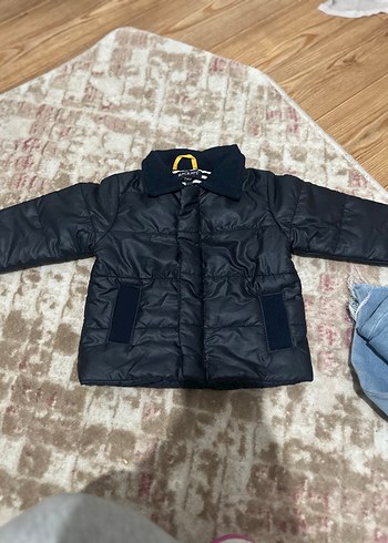 Lacivert çocuk mont - Görsel 3