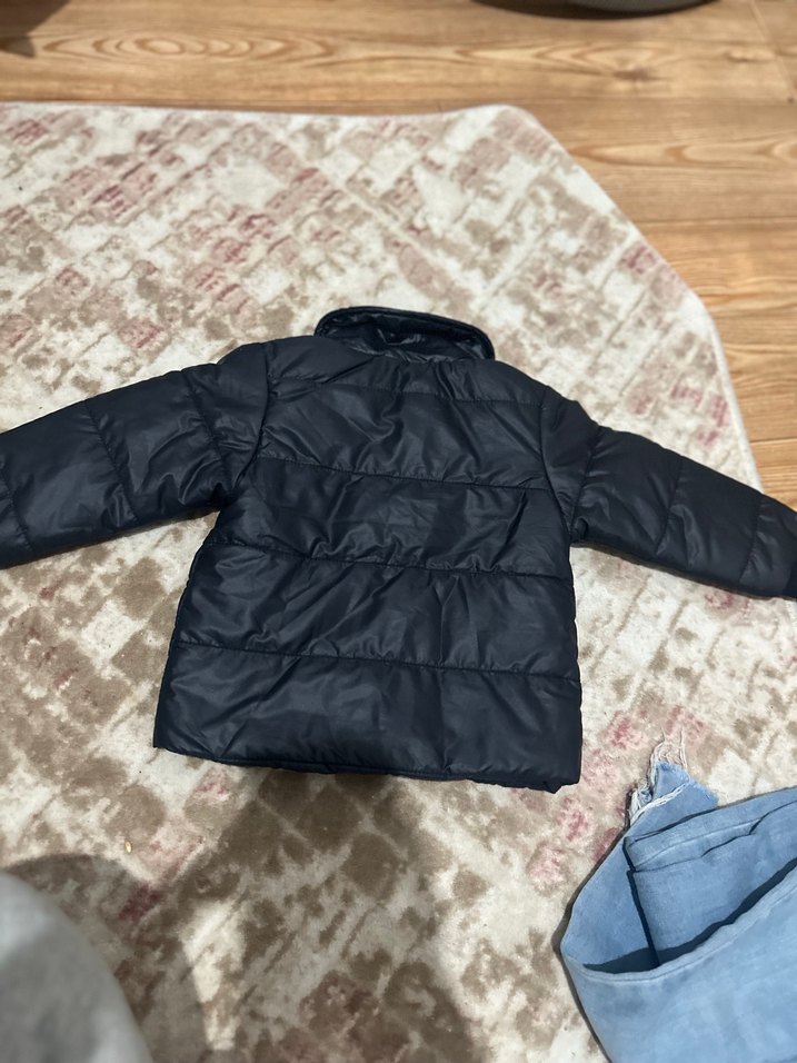 Lacivert çocuk mont - Görsel 2