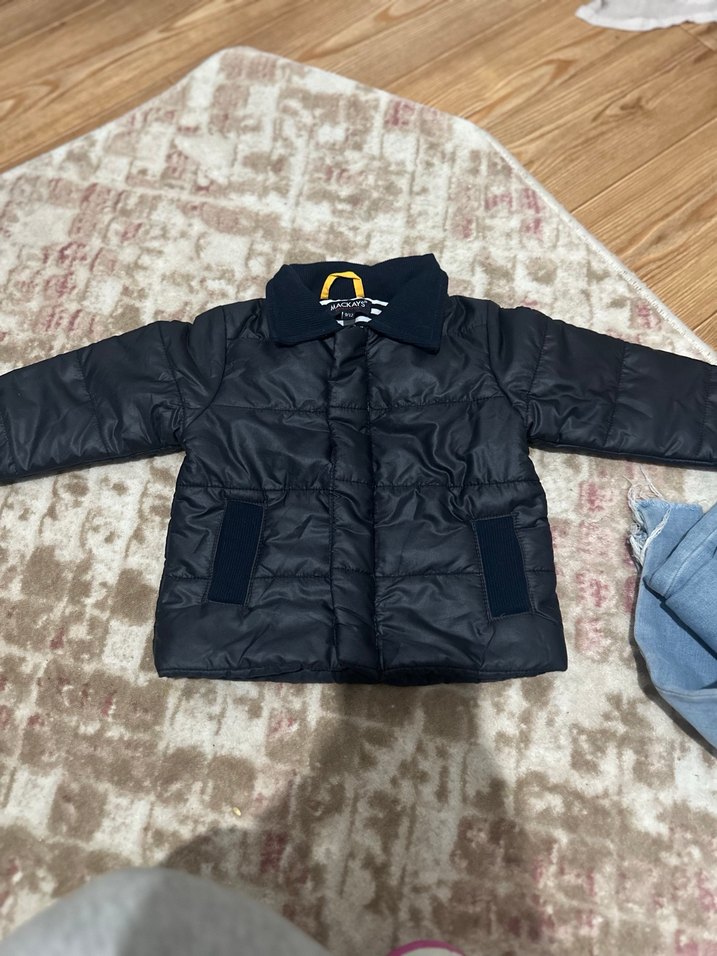 Lacivert çocuk mont - Görsel 3