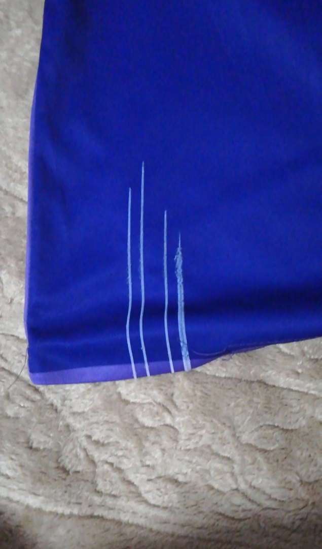 Erkek Lacivert Baskılı Kısa Kollu Spor Forma - Görsel 5