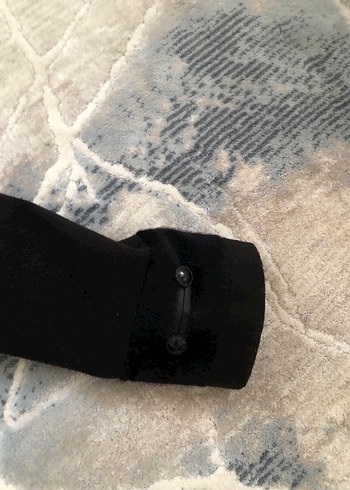 Klasik Siyah Uzun Kürklü erkek Kaban - Görsel 3