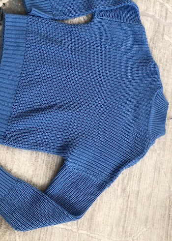 Mavi Kadın  Triko Kazak - Görsel 3