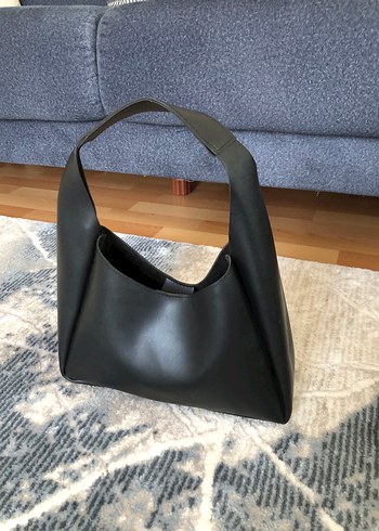 Siyah Deri Kadın Çantası - Görsel 2