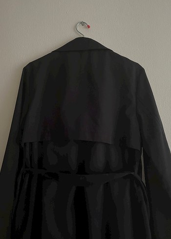 Siyah Trençkot - Görsel 6