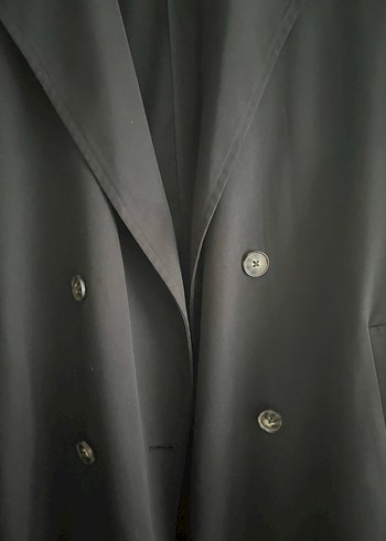 Siyah Trençkot - Görsel 3