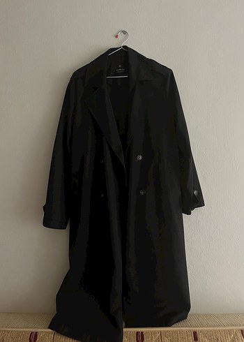 Siyah Trençkot - Görsel 2