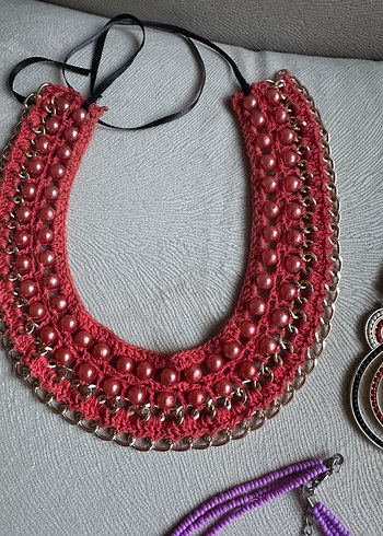 Hepsi 250 lira Boncuklu Bohem Kadın Kolyesi - Görsel 5