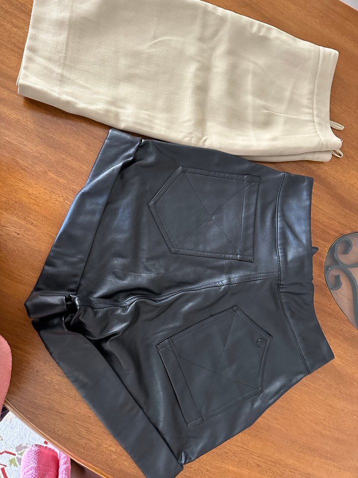 Deri şort sıfır - Görsel 5