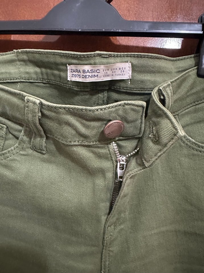 Düğmeli Kadın Kumaş Pantolonlar - Çok Renkli - Görsel 5