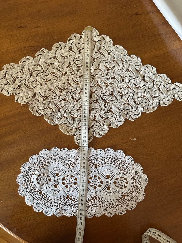 İnce iple tıg lanmış dantel ikisi 300 lira sıfır - Görsel 2