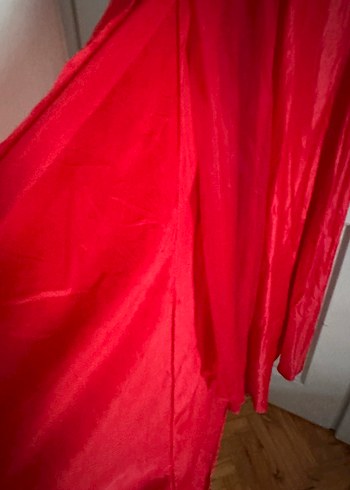 İpek saten dökümlü iç dış takım gecelik sıfır - Görsel 9