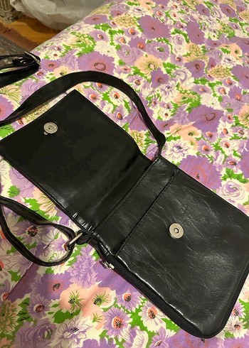 Giorgio Armani Siyah Deri Kadın Çanta - Görsel 4