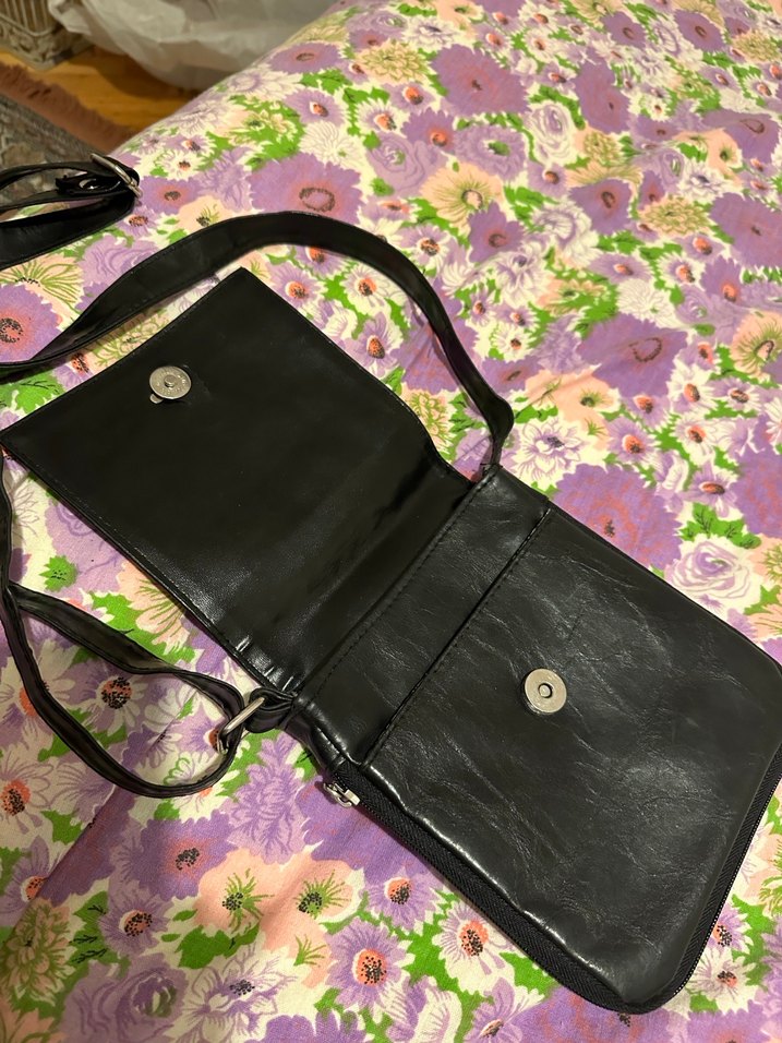 Giorgio Armani Siyah Deri Kadın Çanta - Görsel 4