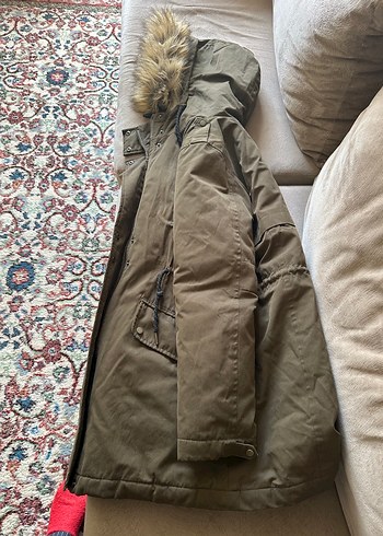 Mavi marka kapşonlu Kürk Detaylı Kadın Kışlık Mont - Görsel 5