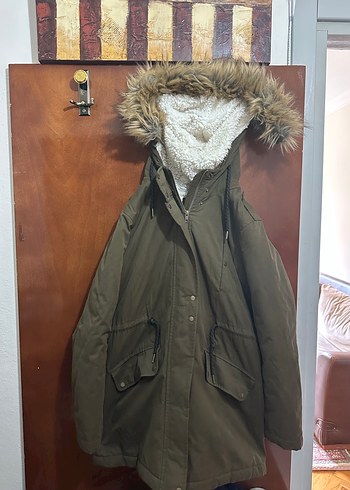 Mavi marka kapşonlu Kürk Detaylı Kadın Kışlık Mont - Görsel 4