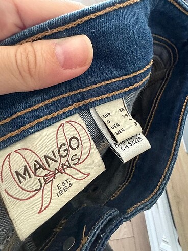 Mango Mango marka kot 36 beden