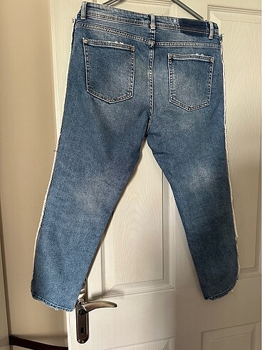 xl Beden Zara marka kot pantolon esnek